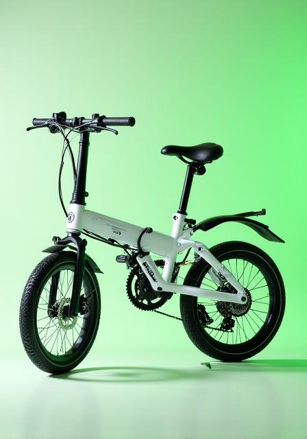 Bicicletta elettrica pieghevole con telaio in magnesio